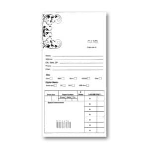 4800<br>Garden Bloom<br>Order Envelope<br>with Barcode