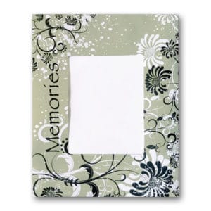 5832<br>Vintage Floral Portrait<br>Side Open