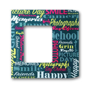 5853- NEW!!<br> Fun Fonts Portrait<br>Side Open