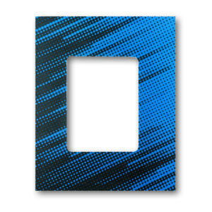 5857- NEW!!<br>Blue Portrait<br>Side Open